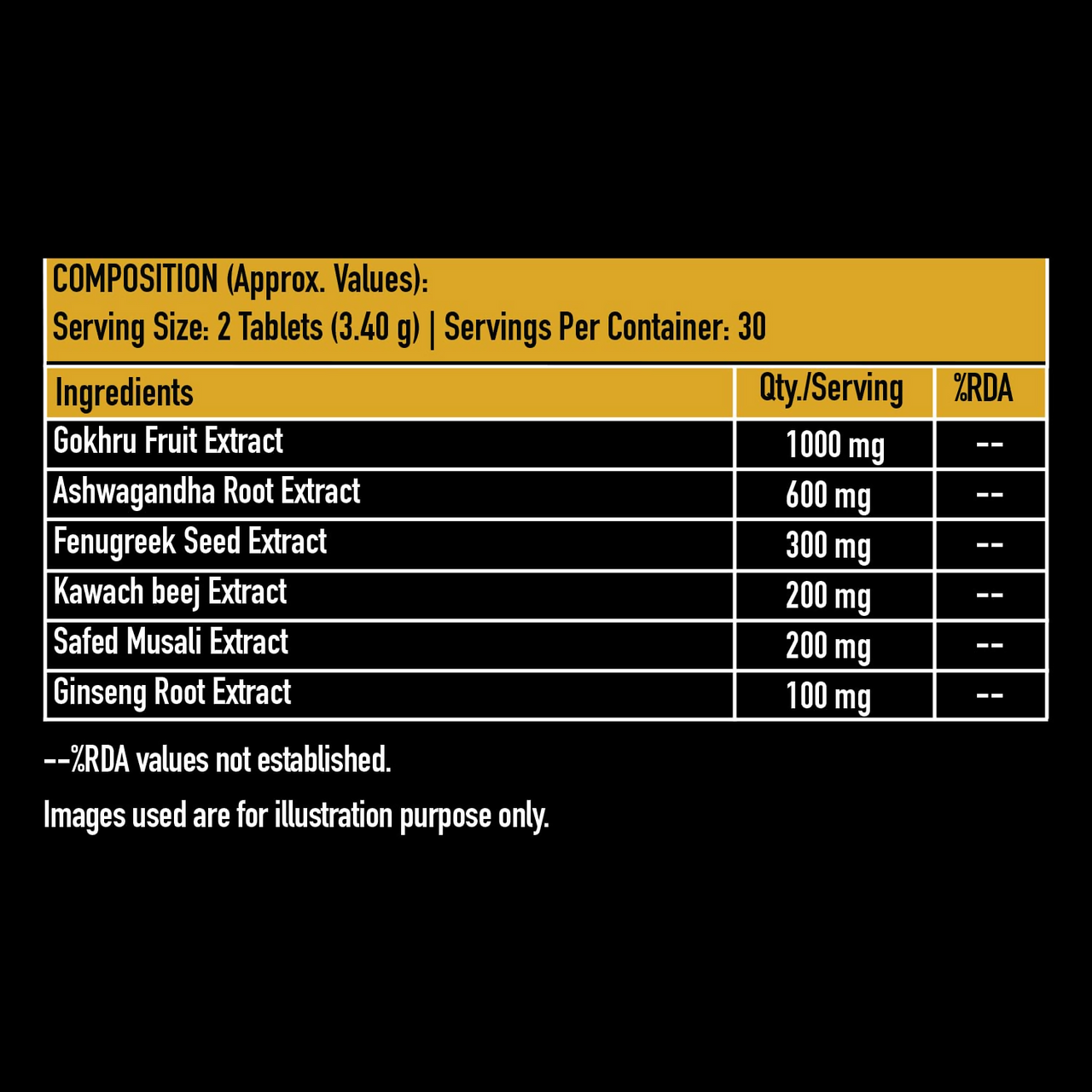 HK Vitals Testo Bold Tablets - Distacart