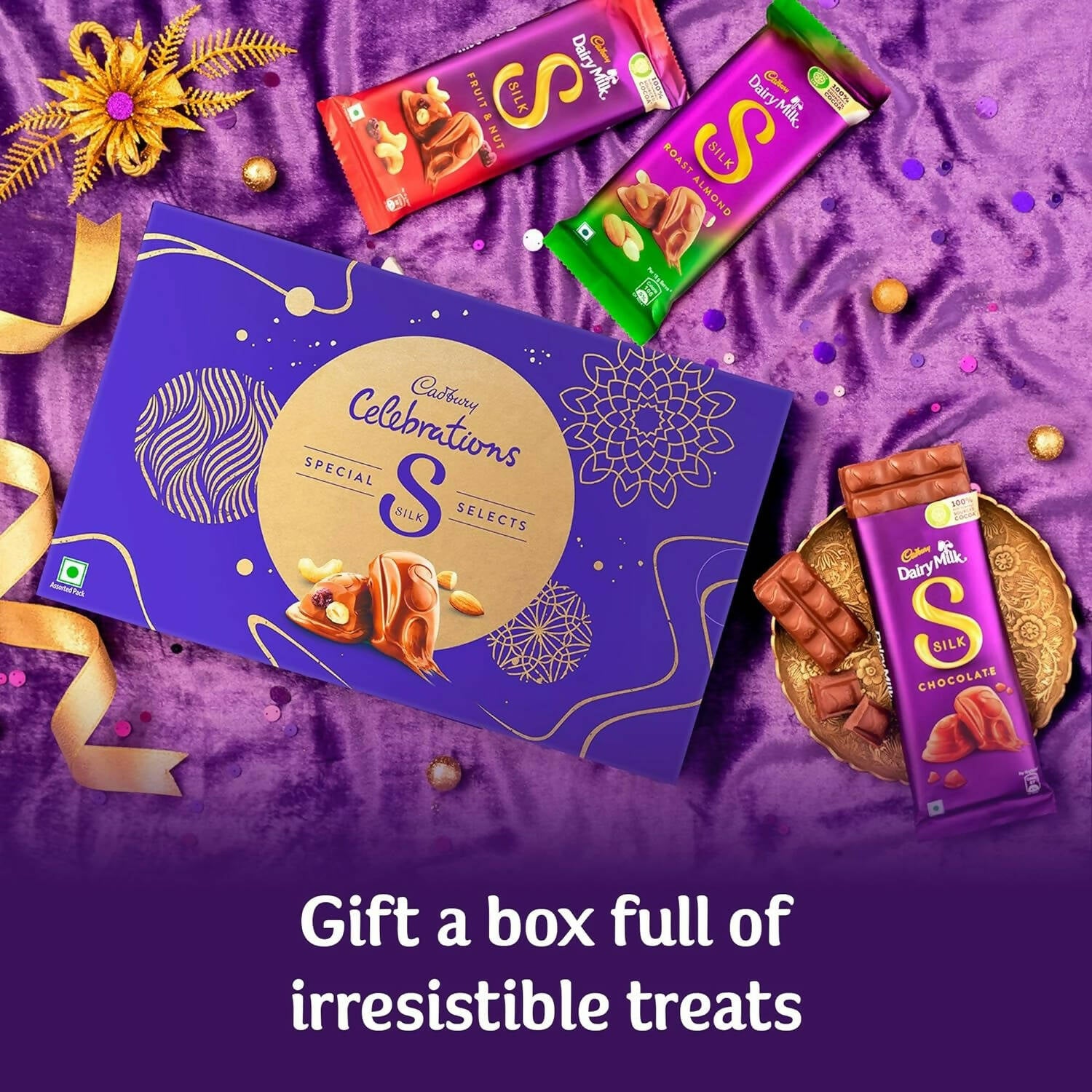 Cadbury Celebrations 167.9g Of Assorted Chocolate Gift Pack For Your Loved  Ones | eBay