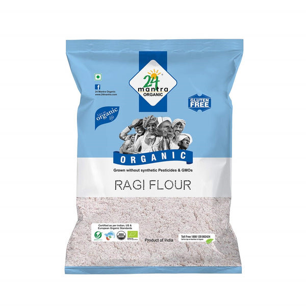 Buy 24 Mantra Organic Ragi Flour, 500g Online At Best Price | Distacart