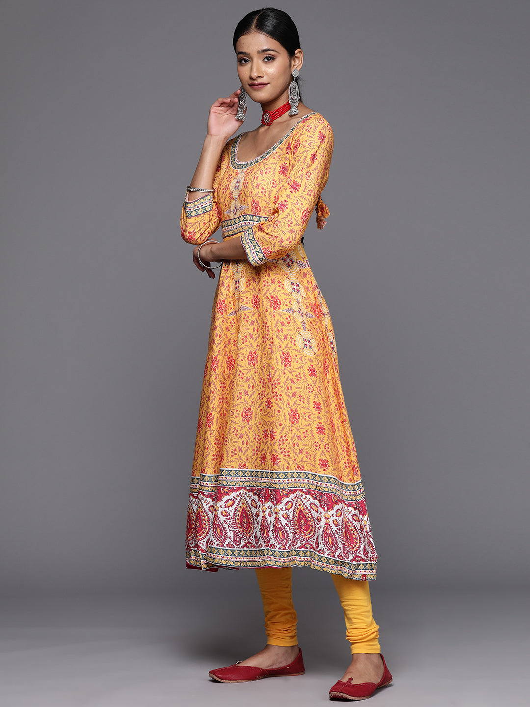 Buy Orange Churidars & Leggings for Women by BIBA Online