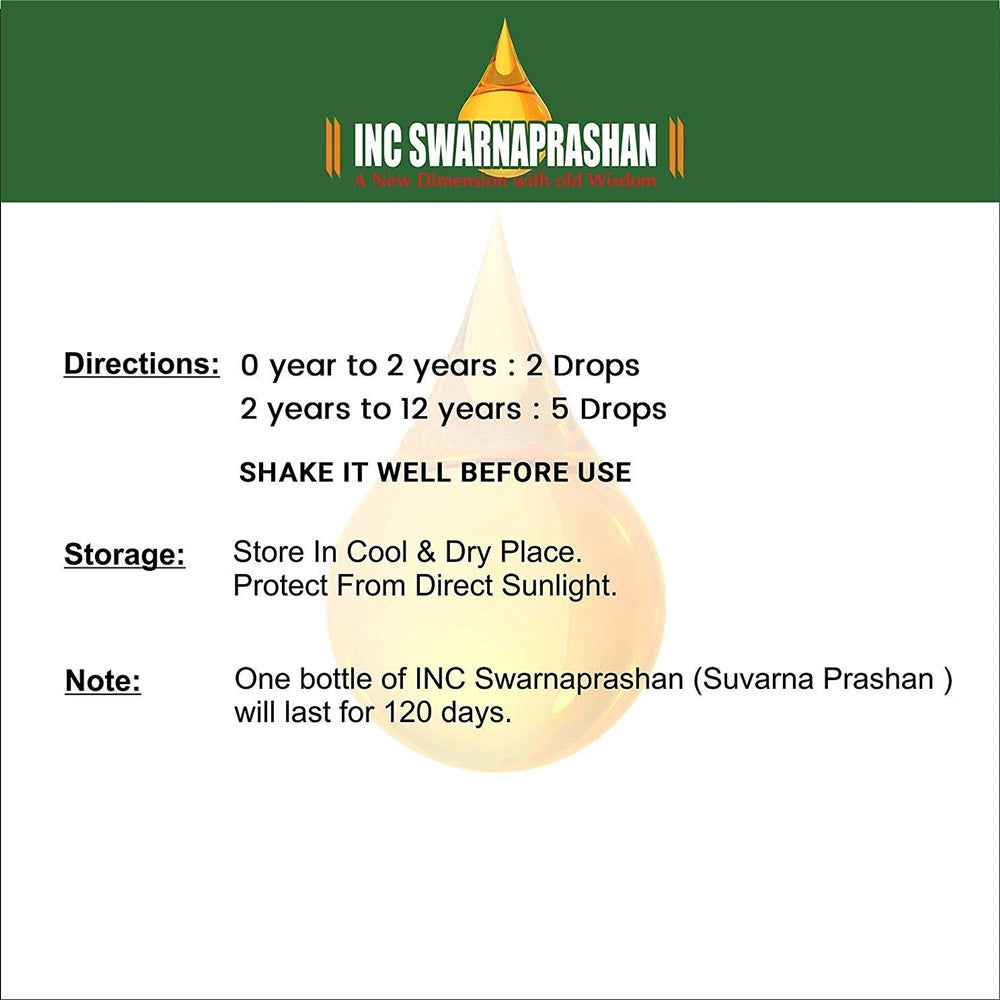 INC Swarnaprashan (Suvarna prashan) - (15 Ml)