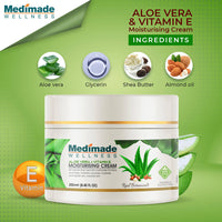 Thumbnail for Medimade Wellness Aloe Vera & Vitamin E Moisturising Cream - Distacart