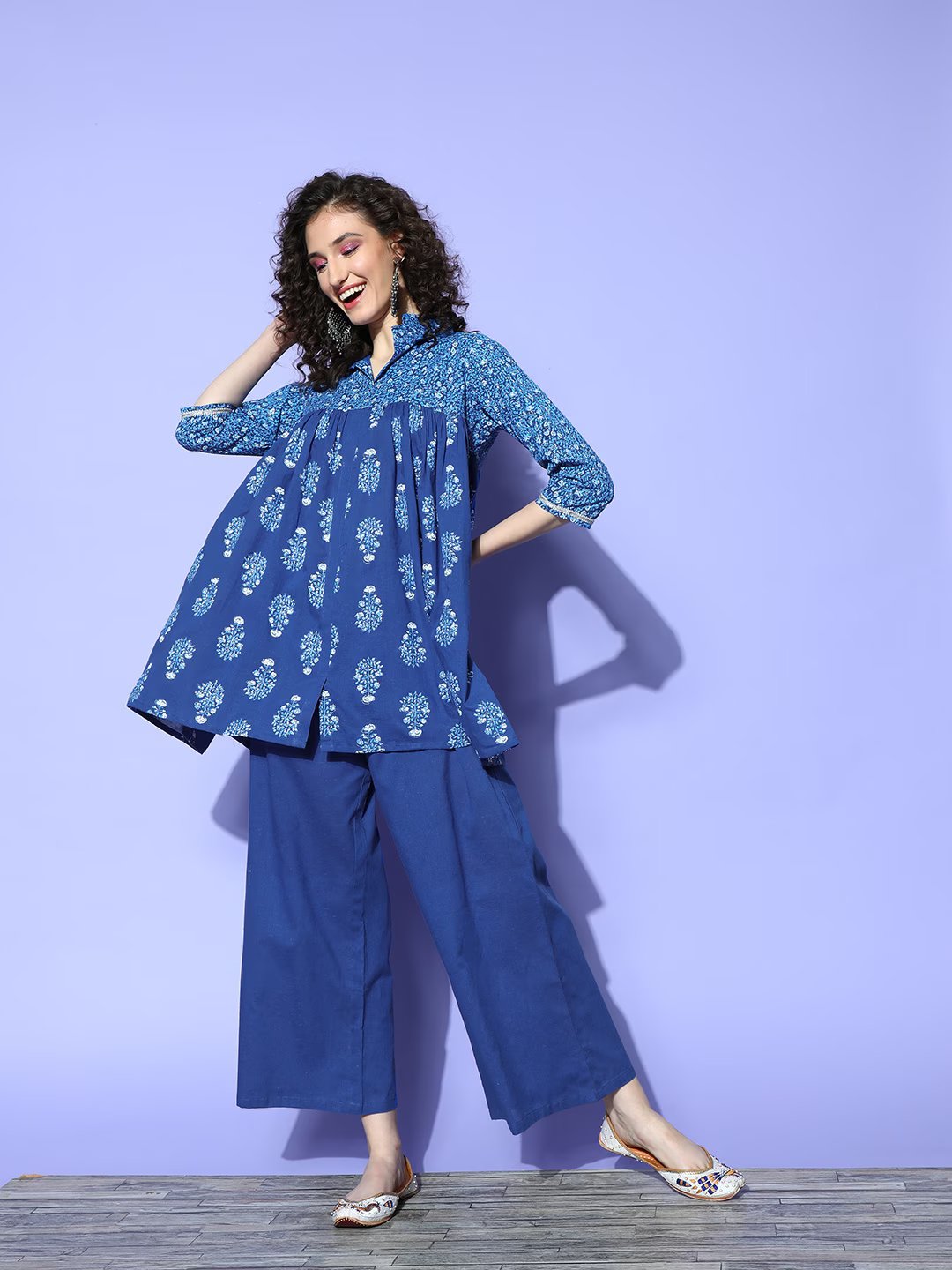 Shop Womens Co-Ord Set Blue For Women at best price – Bani Women