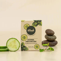 Thumbnail for Vilvah Cucumber, Curd & Mint Soap