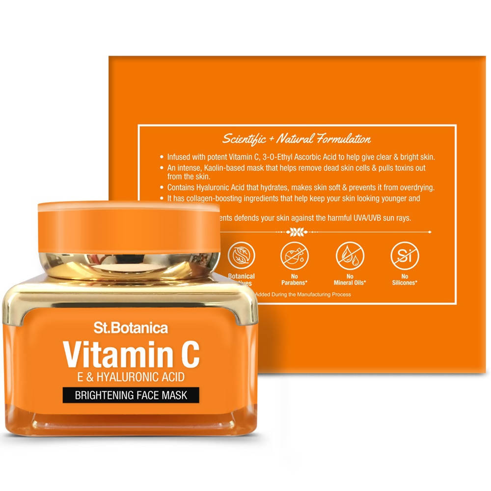 St.Botanica Vitamin C, E & Hyaluronic Acid Brightening Face Mask