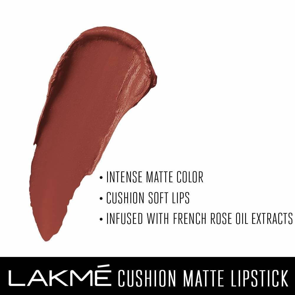 Buy Lakme Cushion Matte Lipstick - Nude Toast Online at Best Price |  Distacart