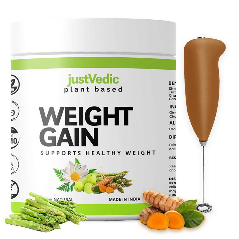 Just Vedic Weight Gain Drink Mix - Distacart