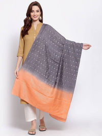 Thumbnail for Myshka Women's Latest Multi Colour Cotton Silk Printed Casual Dupatta