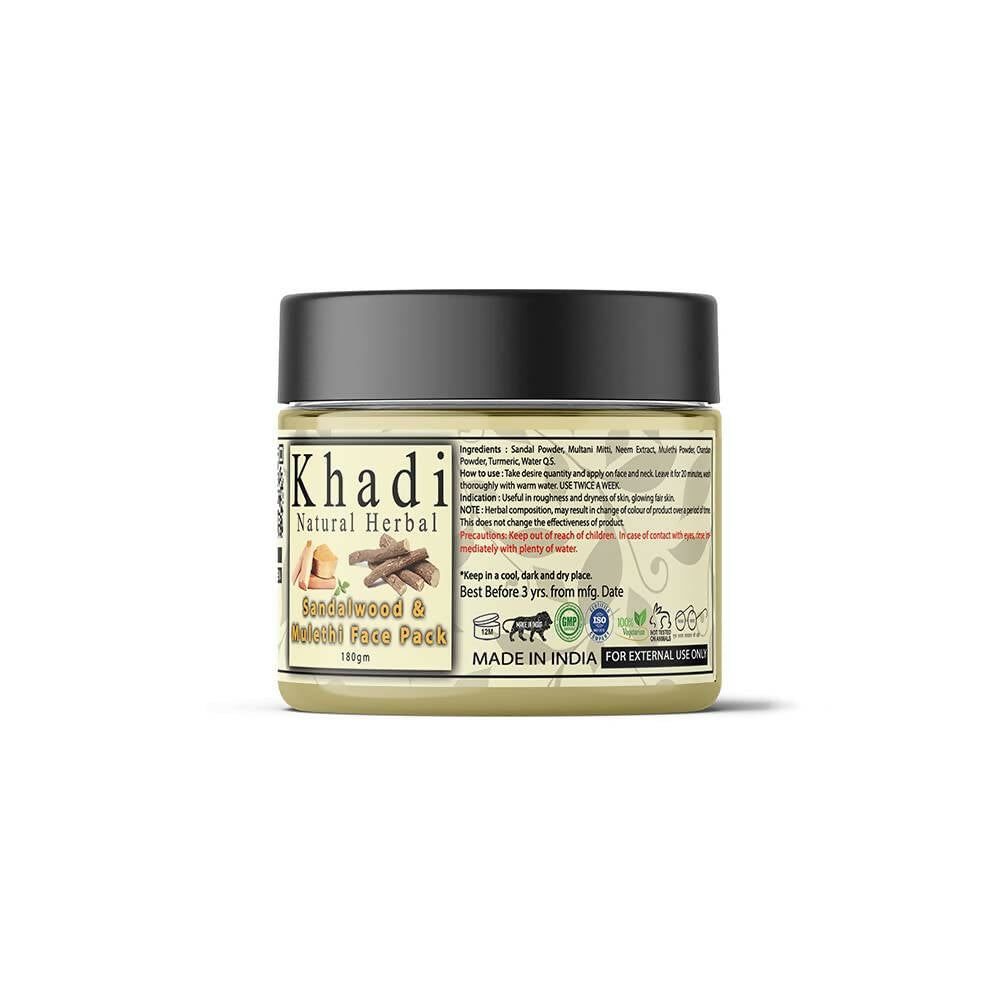 Khadi Herbal Sandalwood Powder, For Face Pack, Pack Size: 100 Gms at best  price in Delhi