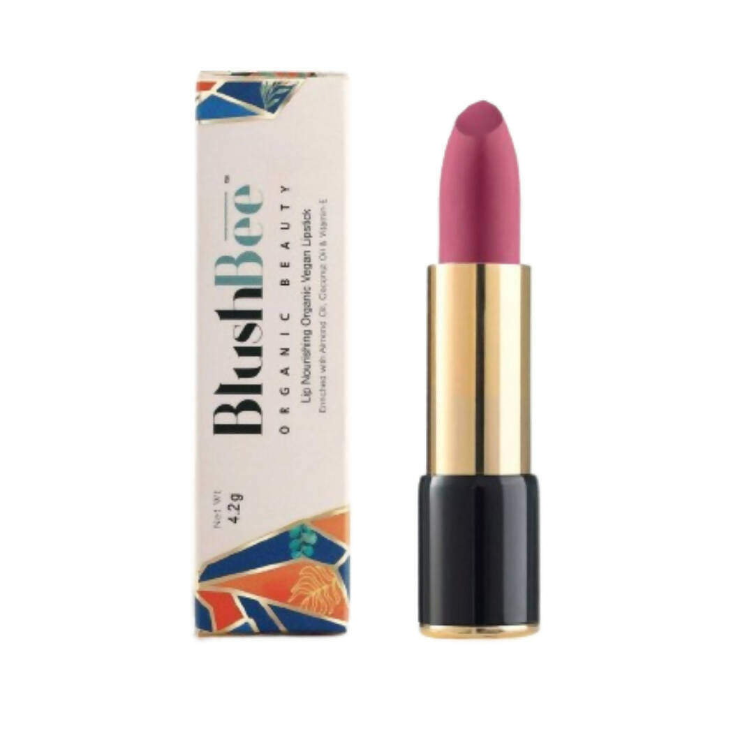 BlushBee Organic Beauty Lip Nourishing Vegan Lipstick - Mystic Mauve - Distacart