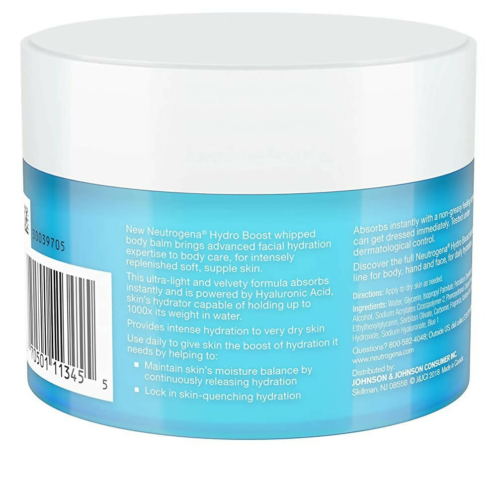 Neutrogena Hydro Boost Hydrating Whipped Body Balm - Distacart