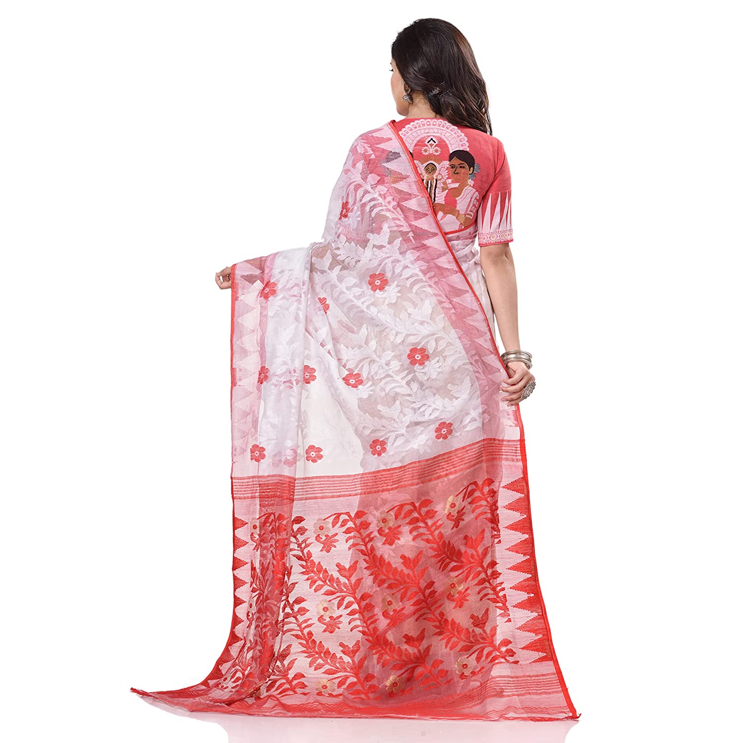 Bengal Dhakai Jamdani Saree – Monamaar