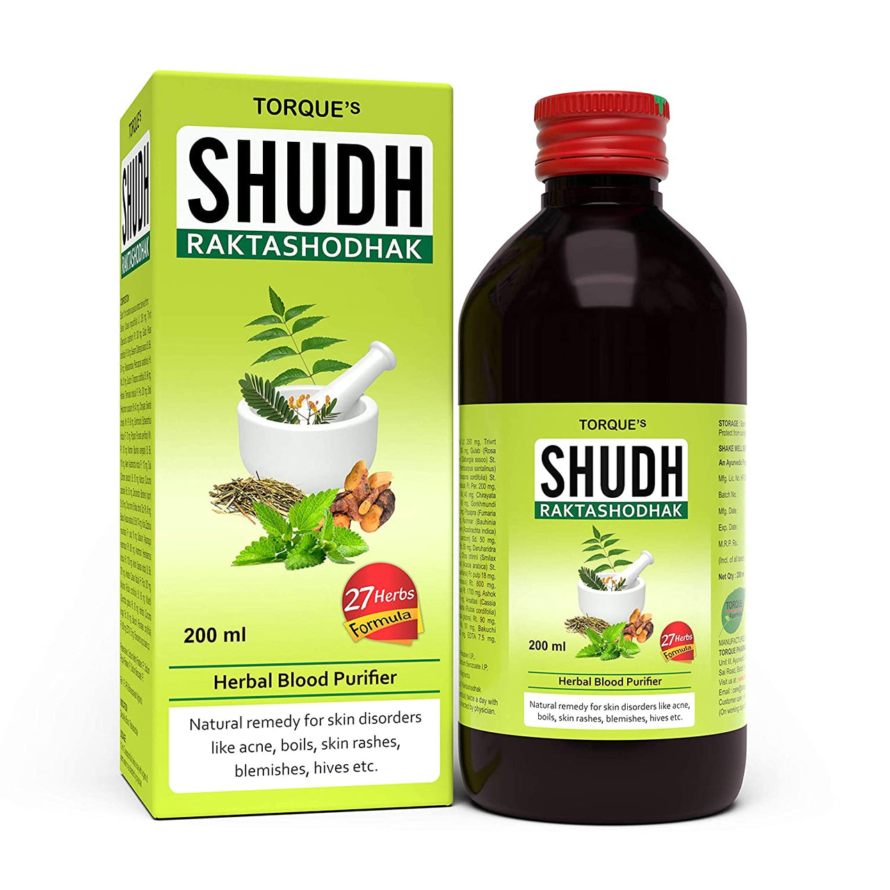 Buy Torque's Shudh Raktashodhak Herbal Blood Purifier Online At Best ...