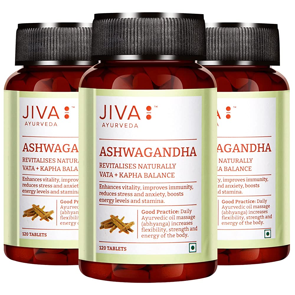 Jiva Ayurveda Ashwagandha Tablets - Distacart