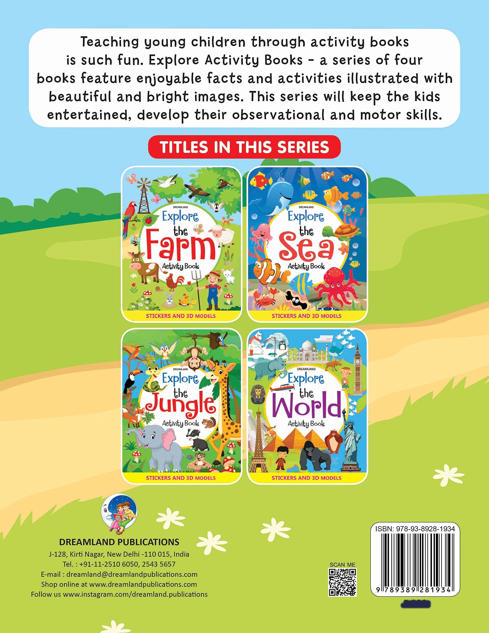 Buy Dreamland Explore the Farm Activity Book with Stickers and 3D