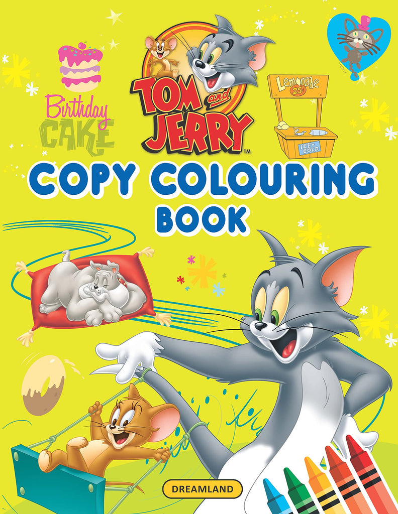 tom and jerry happy birthday coloring pages