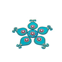 Thumbnail for Kundan HandiKrafts Matka Rangoli Blue (Baby) - Distacart