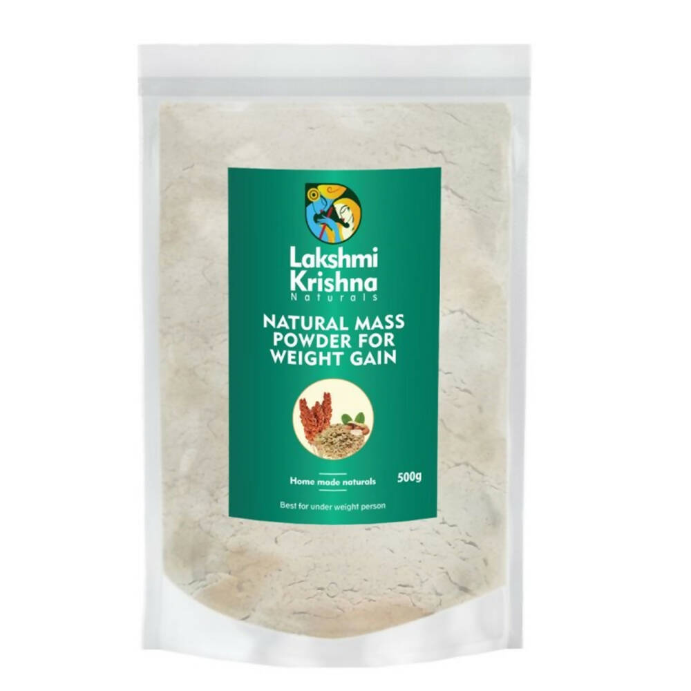 Lakshmi Krishna Naturals Natural Mass Powder For Weight Gain - Distacart