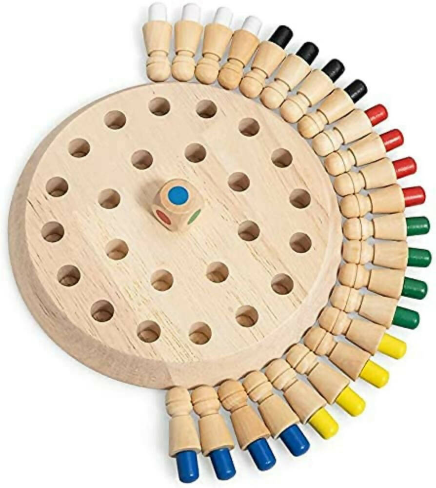 Wooden Memory Chess Game for kids - Kraftsman Brand Store