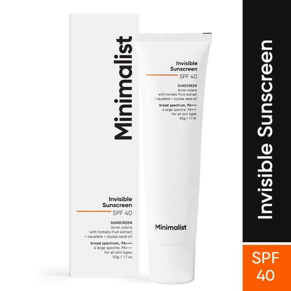 Minimalist Invisible Sunscreen SPF 40+ PA +++ - Distacart