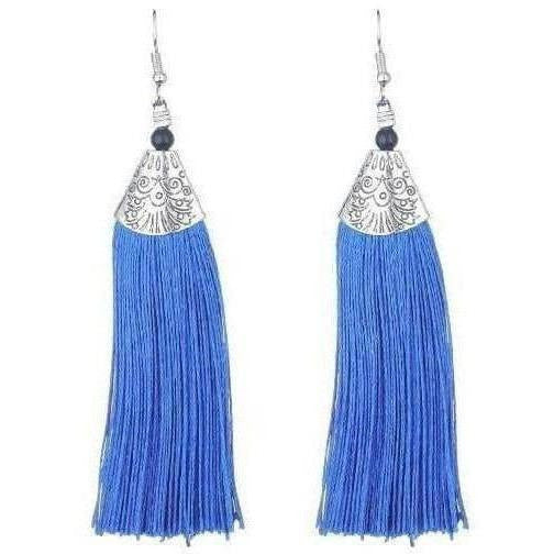 Buy 925 Sterling Silver and Jaipur Blue Pottery Drop Earrings Online in  India  Etsy