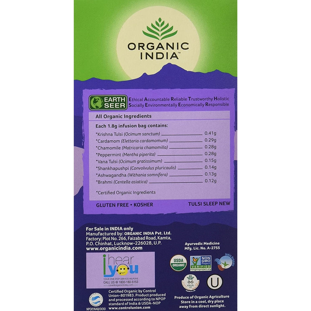 Organic India Tulsi Holy Basil Green Tea Bags, 18 ct | Central Market -  Really Into Food