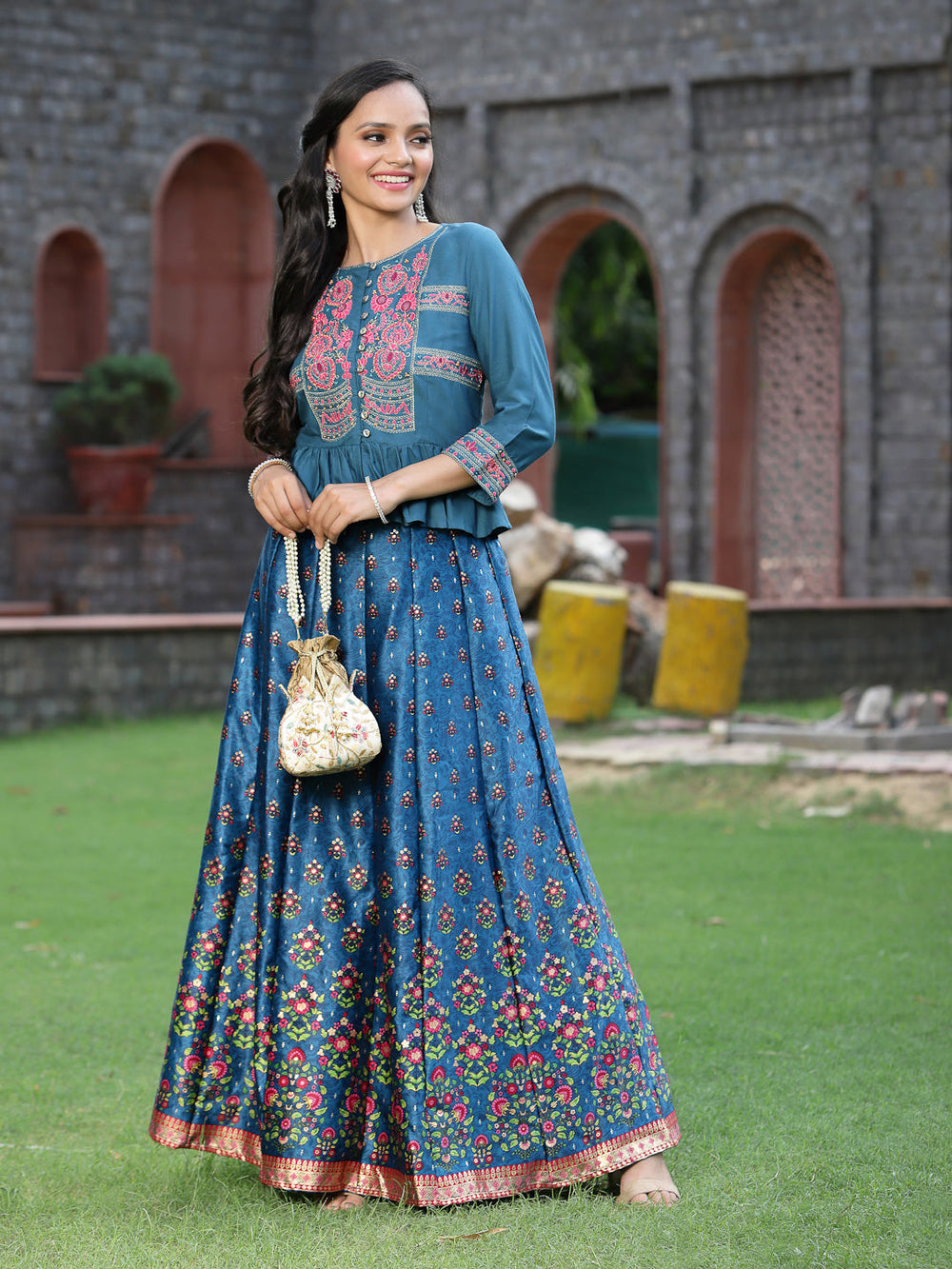 Buy Sky Blue Readymade Indian Lehenga Choli Designer Lehenga Ethnic Lehenga  for Wedding Parties Custom Made Full Flare Lehenga Online in India - Etsy