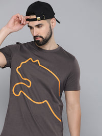 Thumbnail for Puma Big Cat Logo Printed Pure Cotton T-shirt - Distacart