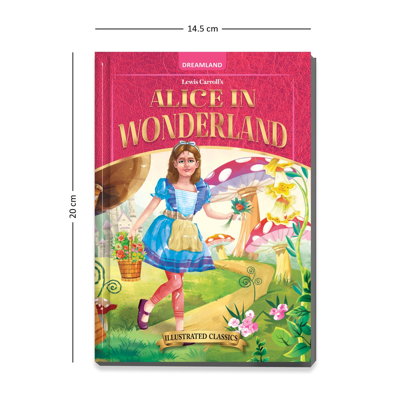 Dreamland Publications Alice in Wonderland- Illustrated Abridged Classics for Children with Practice Questions : Children Classic Fiction Book - Distacart