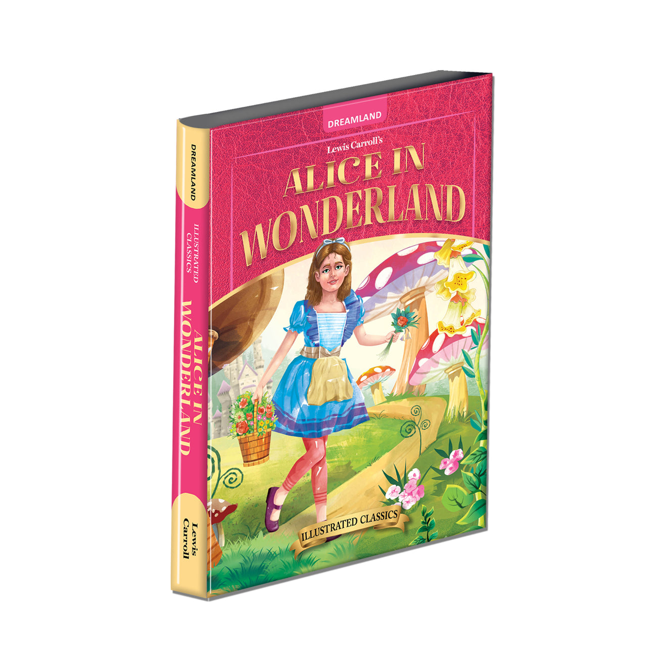 Dreamland Publications Alice in Wonderland- Illustrated Abridged Classics for Children with Practice Questions : Children Classic Fiction Book - Distacart