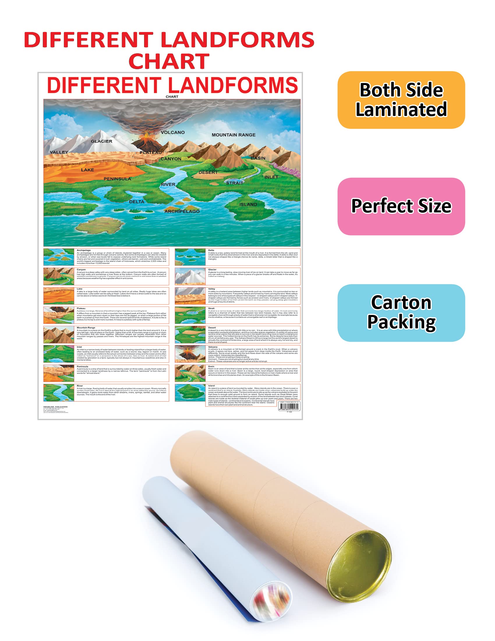 Buy Dreamland Publications Educational Chart Price Online for Land Best | at Distacart - Different Kids Forms