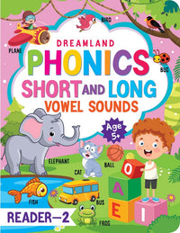 Thumbnail for Dreamland Phonics Reader- 2 (Short and Long Vowel Sounds) Age 5+ - Distacart