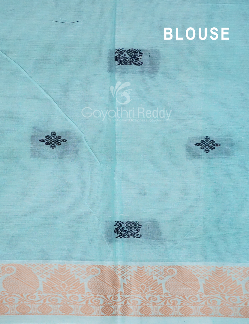 Kalanetha Shades of Cream Pure Kanchi Cotton Saree With Kanchi Traditional Border By Gayathri Reddy Designer Studio - Distacart