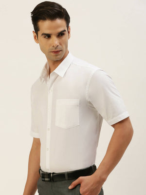 Ramraj Cotton Men Solid Formal Cream Shirt - Buy Ramraj Cotton Men Solid  Formal Cream Shirt Online at Best Prices in India | Flipkart.com