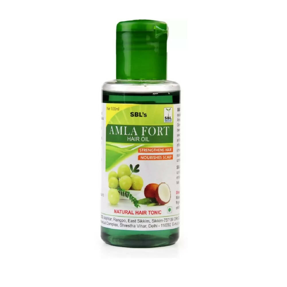 SBL Homeopathy Amla Fort Hair Oil - Distacart