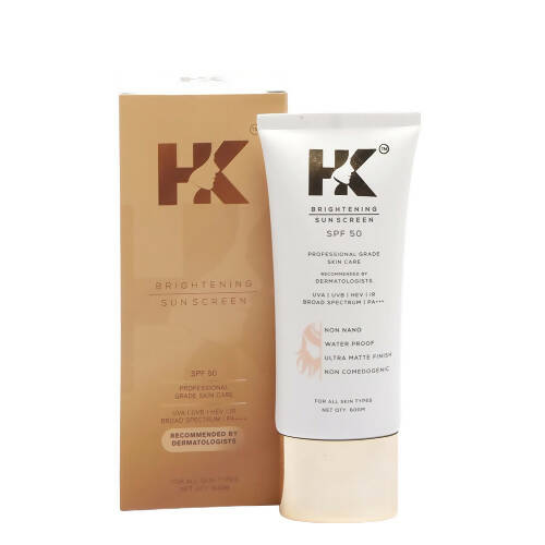 Hk Brightening Sunscreen Cream SPF 50 - Distacart