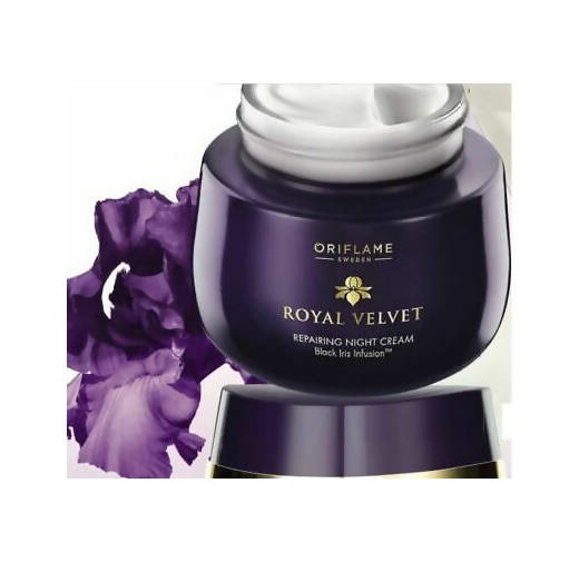 Oriflame Royal Velvet Repairing Night Cream Black Iris Infusion