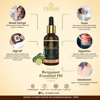 Thumbnail for Tamas Pure Ayurveda 100% Organic Bergamot Essential Oil- USDA Certified Organic - Distacart