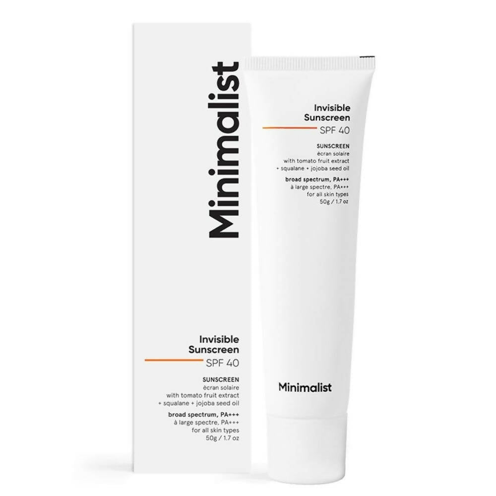 Minimalist Invisible Sunscreen SPF 40+ PA +++ - Distacart