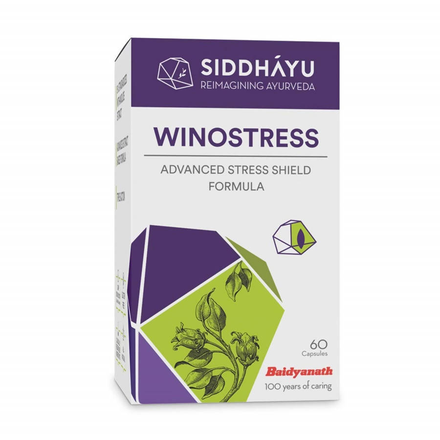 Siddhayu Ayurveda Winostress Advanced Stress Shield Formula Capsules