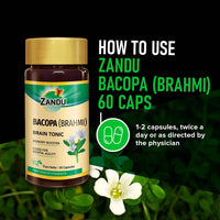 Thumbnail for Bacopa (Brahmi) Brain Tonic Capsules 