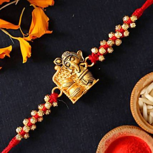 Ganesha Rakhi and Soan Papdi