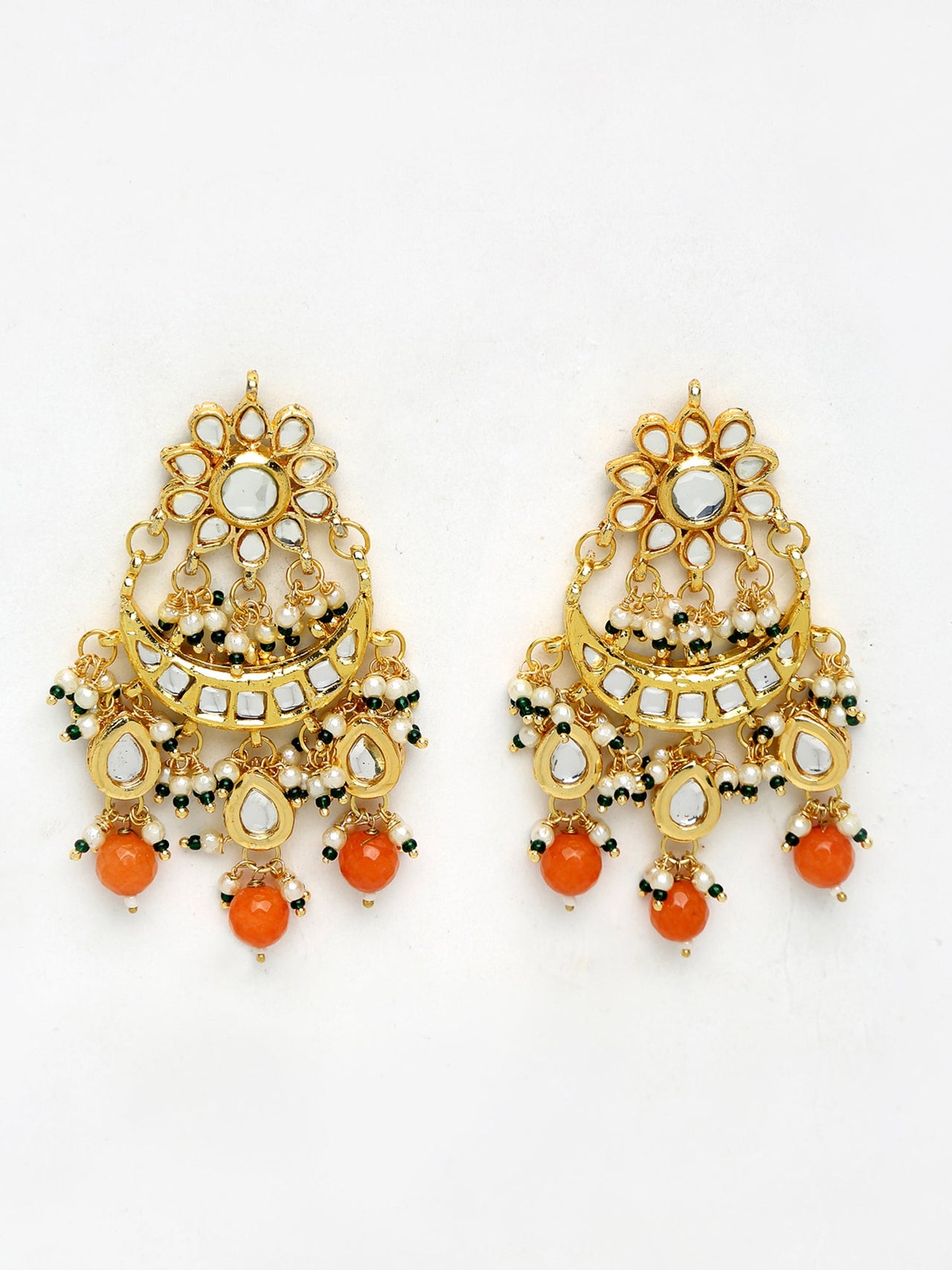 Kundan Earrings - Ruby Raang - Distacart