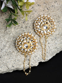 Thumbnail for Kundan Studs - Ruby Raang - Distacart