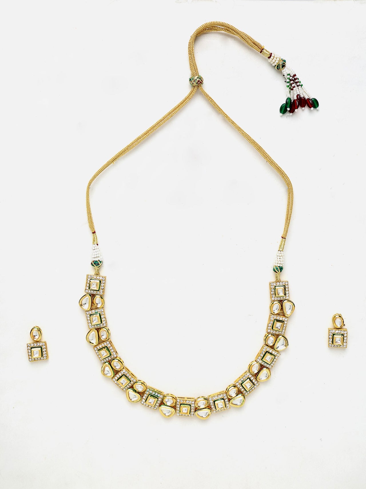 Kundan Choker With Studs - Ruby Raang - Distacart