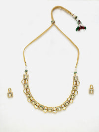 Thumbnail for Kundan Choker With Studs - Ruby Raang - Distacart