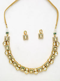 Thumbnail for Kundan Choker With Studs - Ruby Raang - Distacart