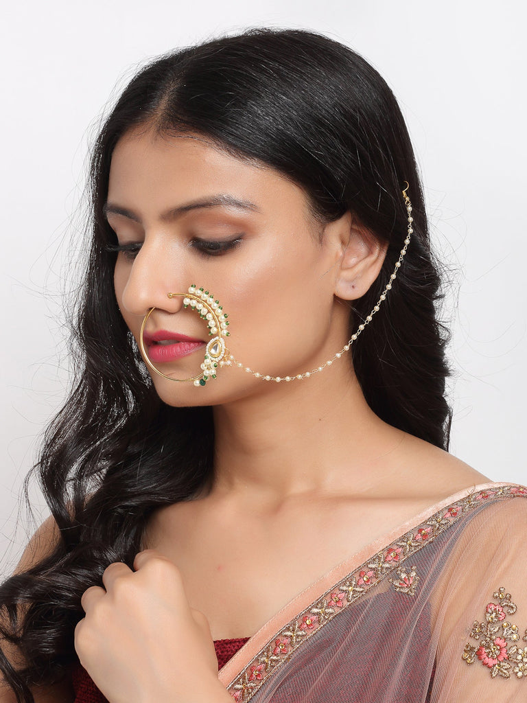 10 Real Brides And Their Minimal Nose Rings Show Us What's Trending In  2017. #BridalJewellery #Nathni | Bridal Look | Wedding Blog