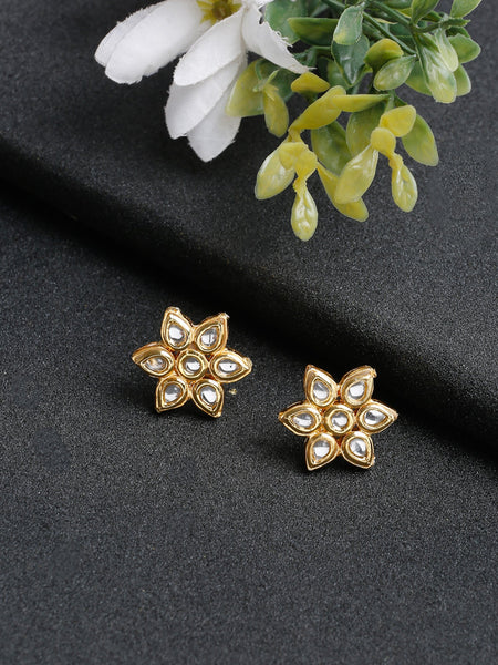 Kundan Studs - Ruby Raang - Distacart