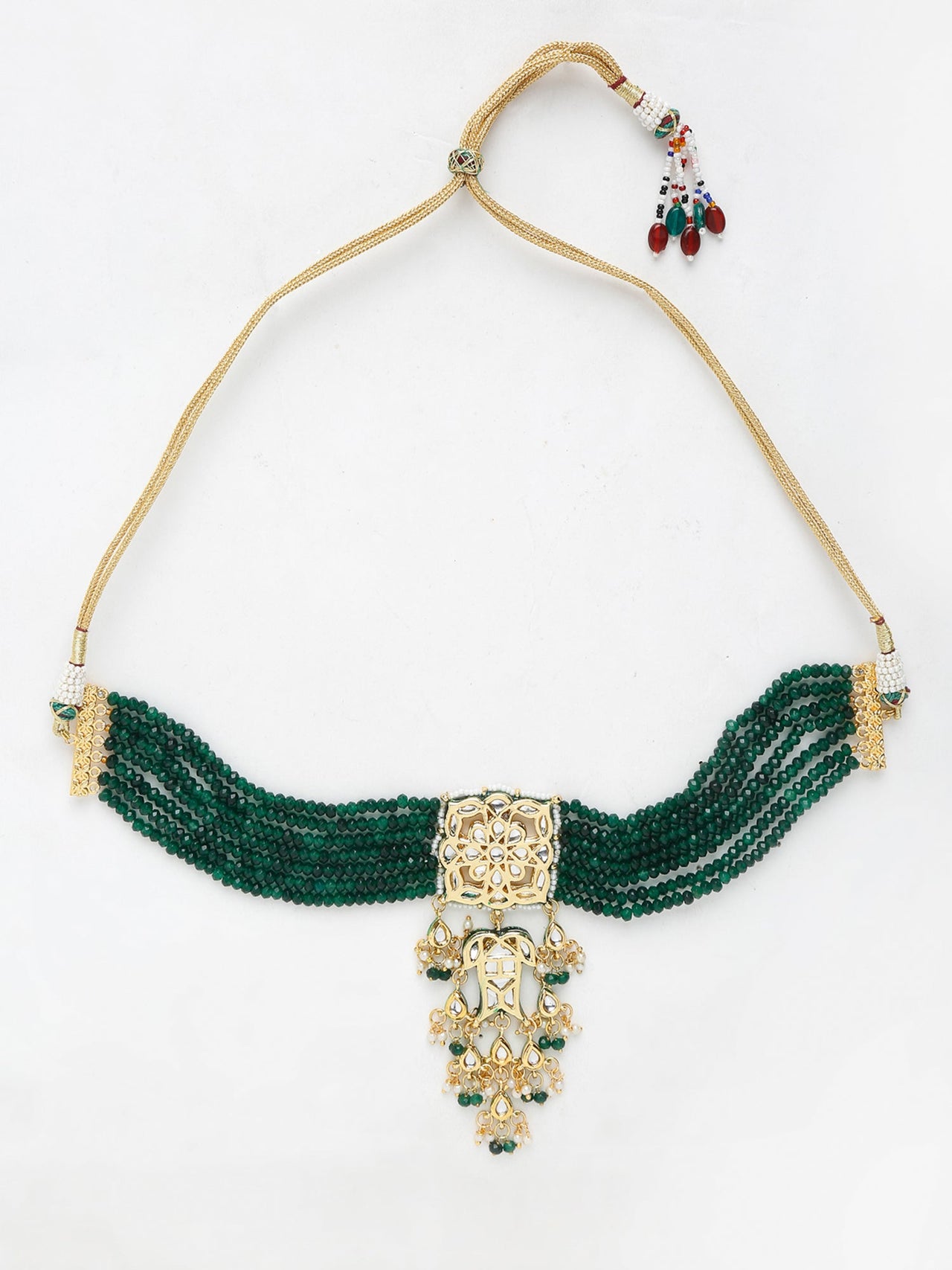 Stone Kundan Choker - Ruby Raang - Distacart